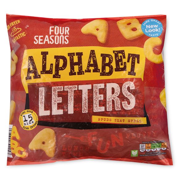 Alphabet Potato Letters 454g Four Seasons